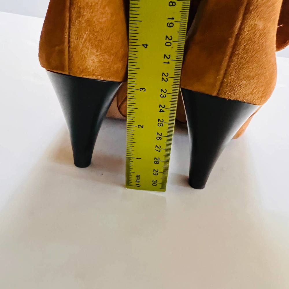 Isabel Marant Lakfee Brown Suede Booties Size 37 - Picture 7 of 10